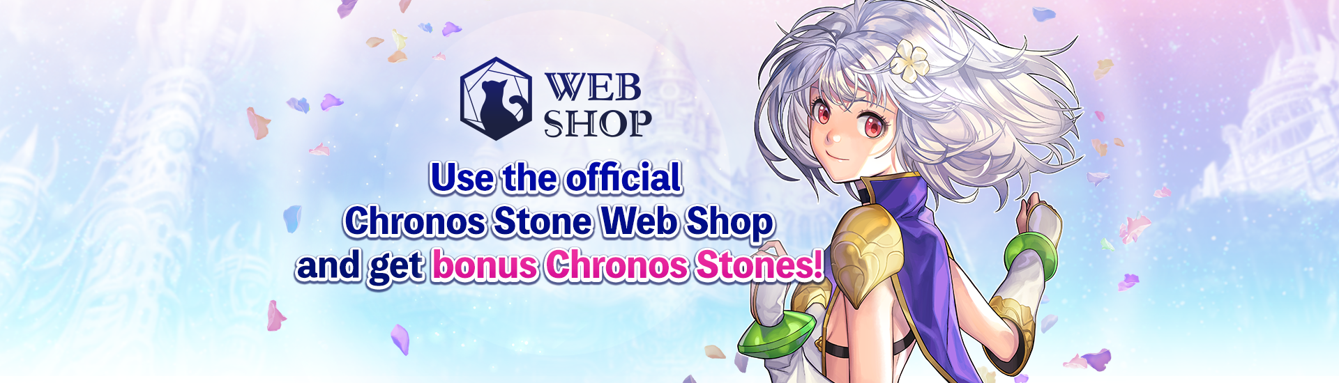 Use the official Chronos Stone Web Shop and get bonus Chronos Stones!